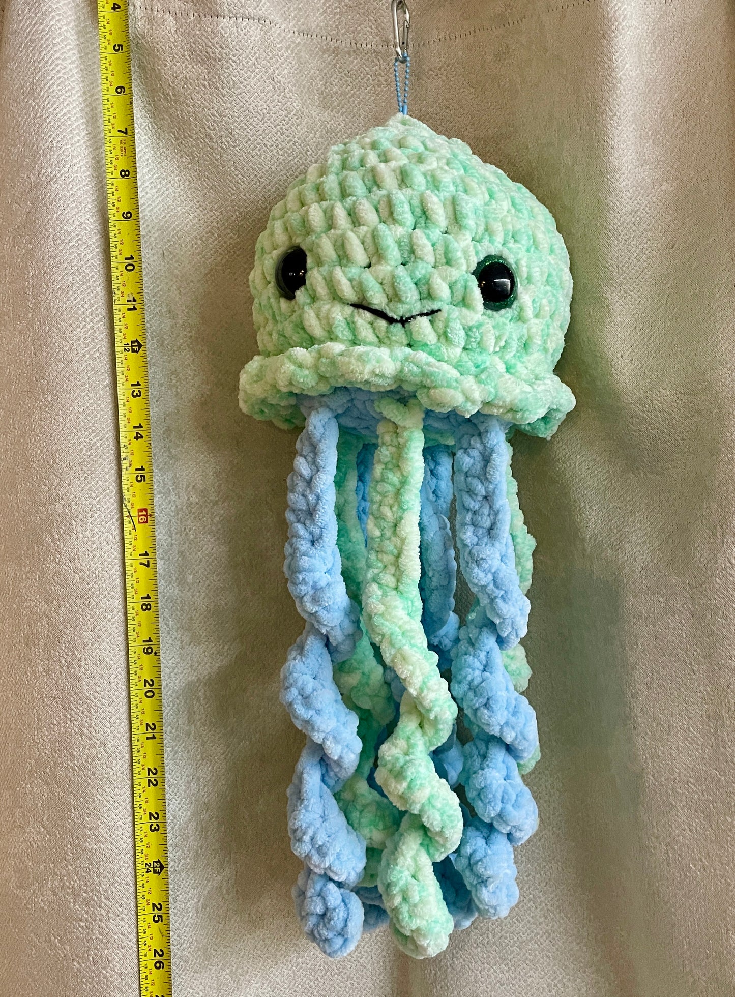 Jumbo Jellyfish plushie Amigurumi