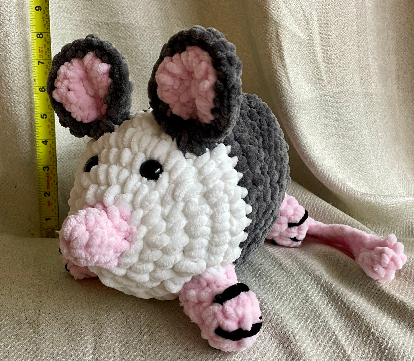 Opossum - Hand Crocheted